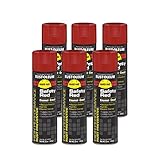 Rust-Oleum V2163838 High Performance V2100 System Rust Preventive Enamel Spray Paint, 20 fl. oz. container, 15 oz. fill,, Safety Red, 6-Pack
