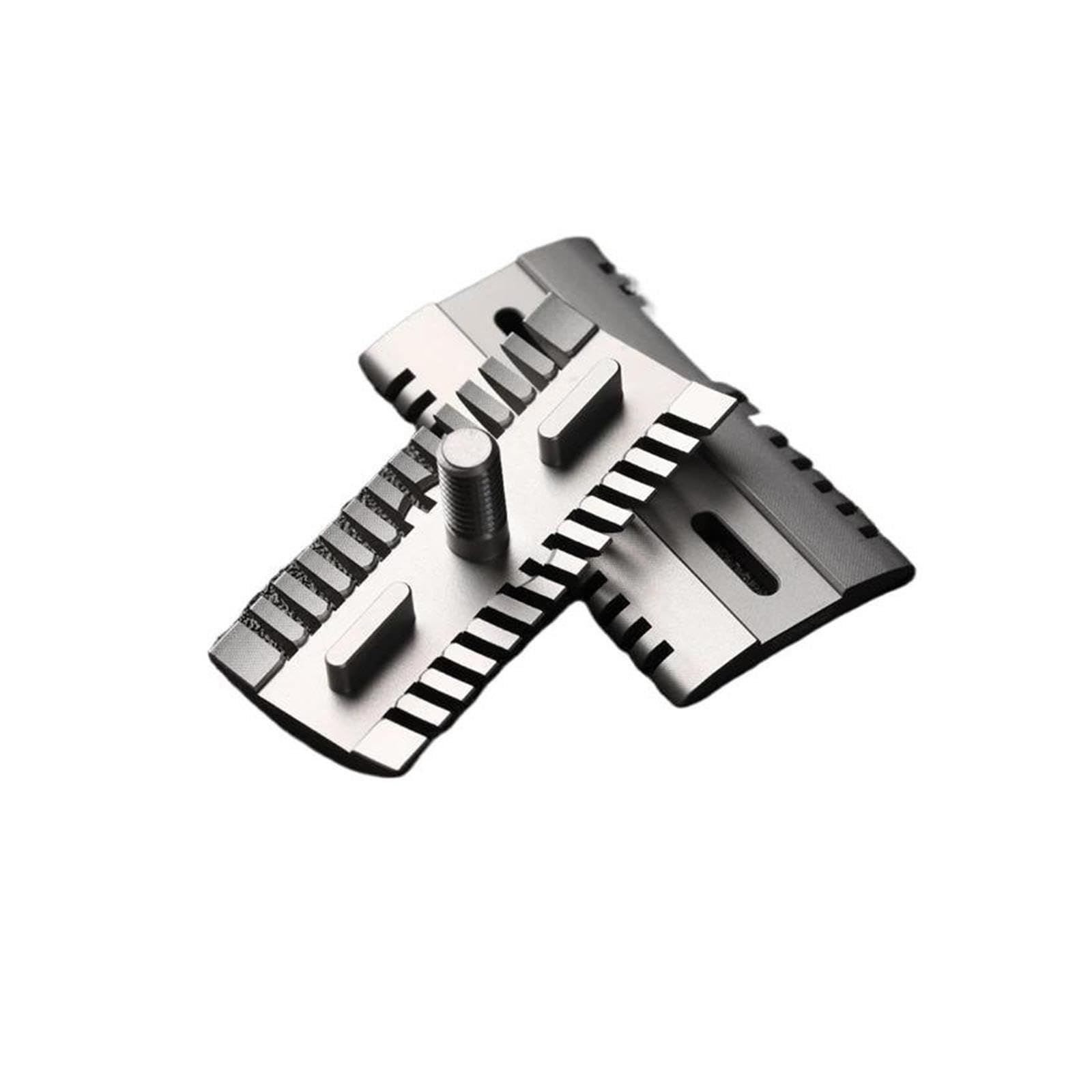 Cabezal De Afeitar, Compatible Con YAQI, Mellon Titanium Double Edge