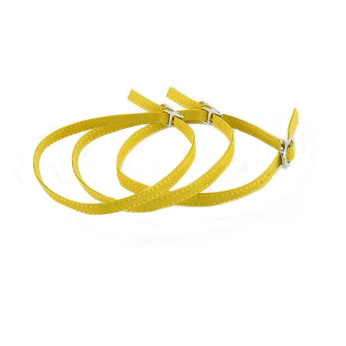 FZBNSRKO 3 Pairs Women's Boat Shoe Straps Shoelaces High Heels Anti-Loose Shoelace Shoe Laces with Buckle