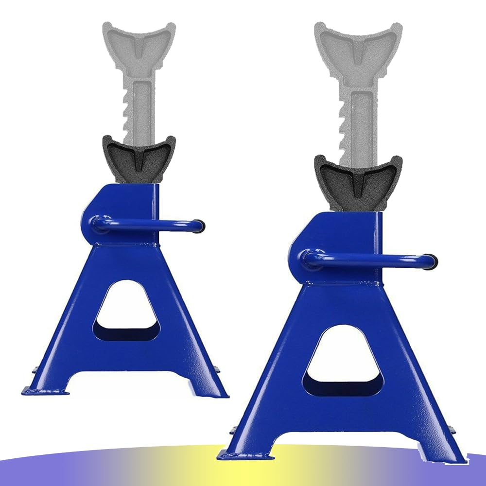 3 toneladas de caballete para coche, altura ajustable de 290 mm a 430 mm, 1 par