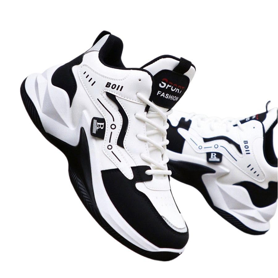 Men's Fashion Casual Sports Shoes Walking Shoes lace-up Basketball Running Shoes Exercise2