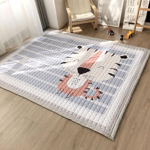 カーペット ラグ キッズ プレイマット ロードマップ キッズ マット ベビーマット 折畳み 綿生地 タタミ ベッドパッド 敷きパッド キルティングマット クロールマット お遊びマット 滑り止め ケガ防止 洗える ふわふわ 柔らかい 可愛い 部屋 子供 赤ち