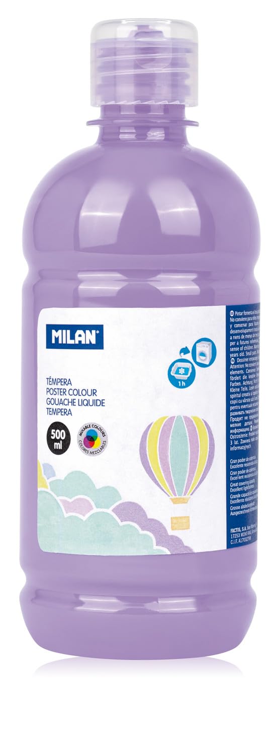 MILAN® Tempera Bottle 500ml Pastel Violet