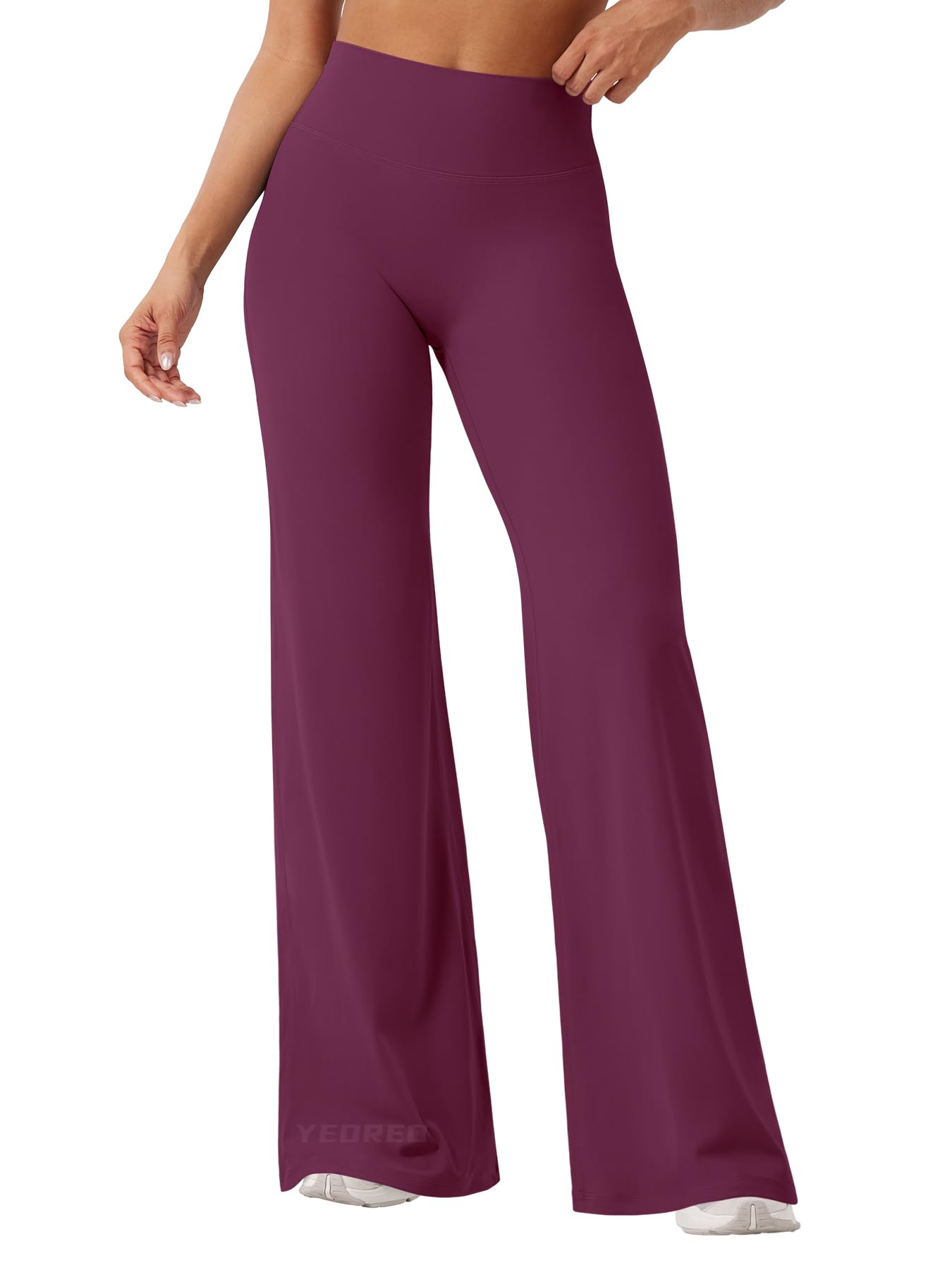YEOREO Workout Leggings Womens No Front Seam Straight Leggings 29"/ 31.5"/ 33"/ 35" High Waist Buttery Eddiy Gym Yoga Pants — view 31