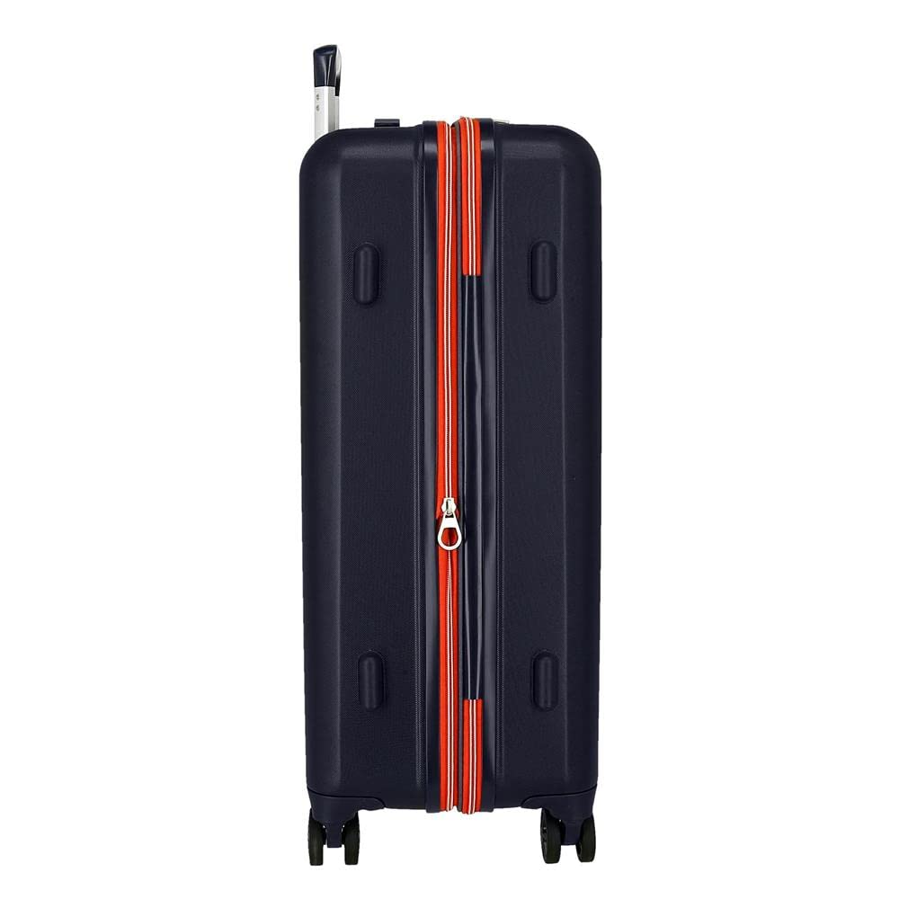 Joumma Disney Mickey Outline Maleta Mediana Azul 48x70x28 cms Rígido 3,98 kgs Cierre TSA ABS 3,98 kgs 79L