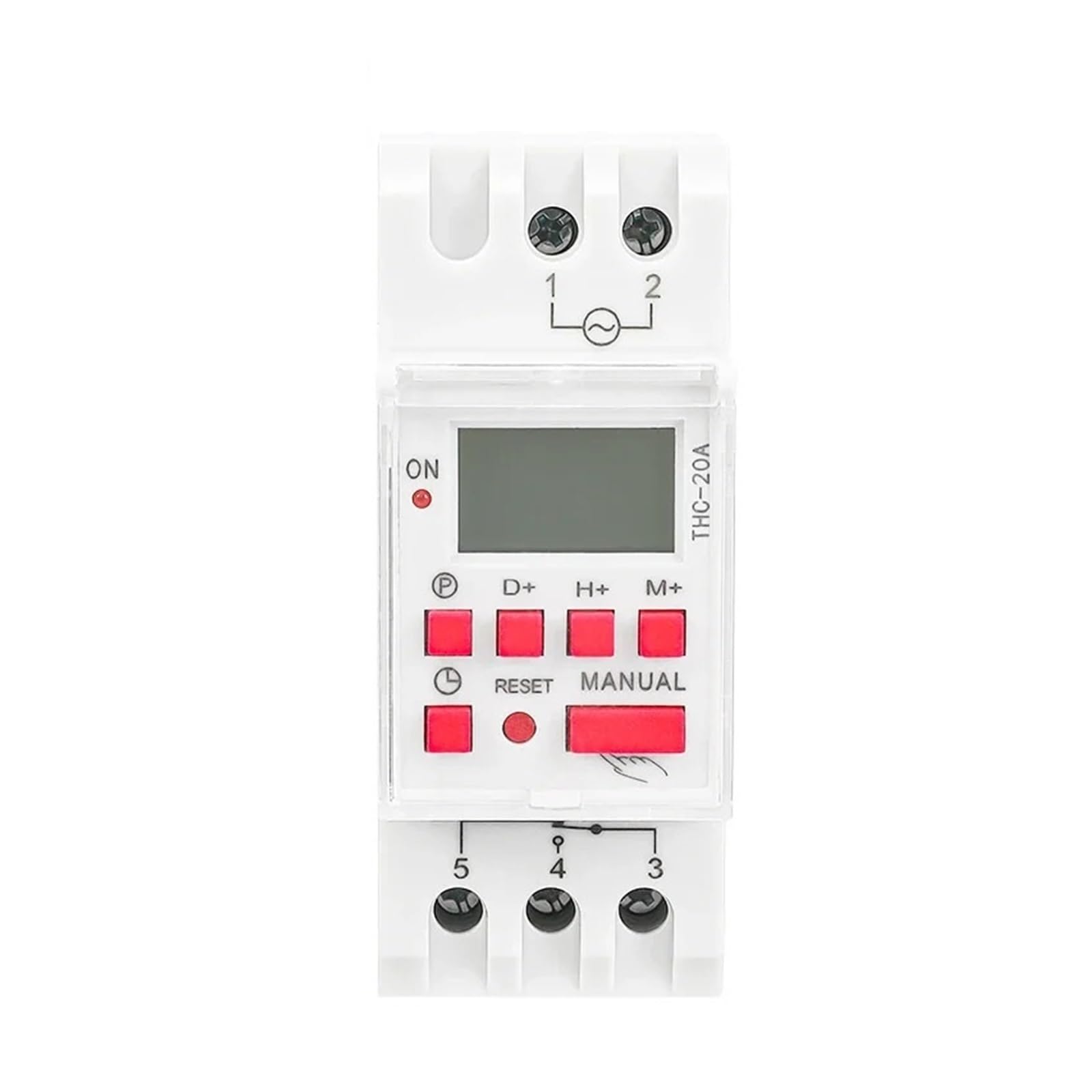LEOTNNDQ THC30A 20A 16A Digital witch AC DC 12V 24V 110V 220V 240V(THC-15A-AC110V)