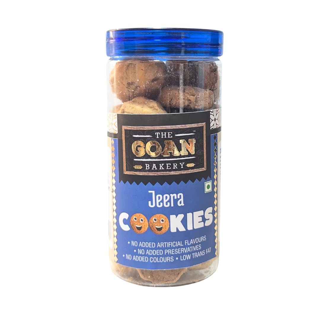 The Goan Bakery Jeera Cookies - 150g | Flavorful Cumin Crunch | Traditional Indian Savory Snack