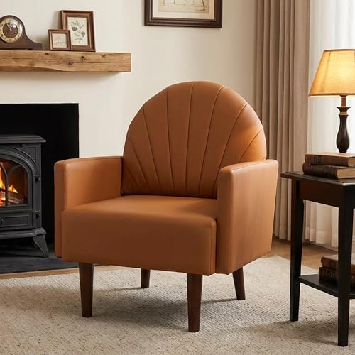 Sillón Espalda Capitoné Terciopelo Naranja oscuro miniatura 5