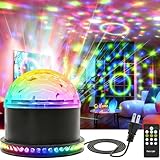 DXHGHYGL Disco Ball Light,Party Lights with Remote Control,RGB DJ Strobe Lamp for Home Room Dance Party Supplies Home Dance, Easter, Karaoke,New Years Eve Halloween Christmas Decorations
