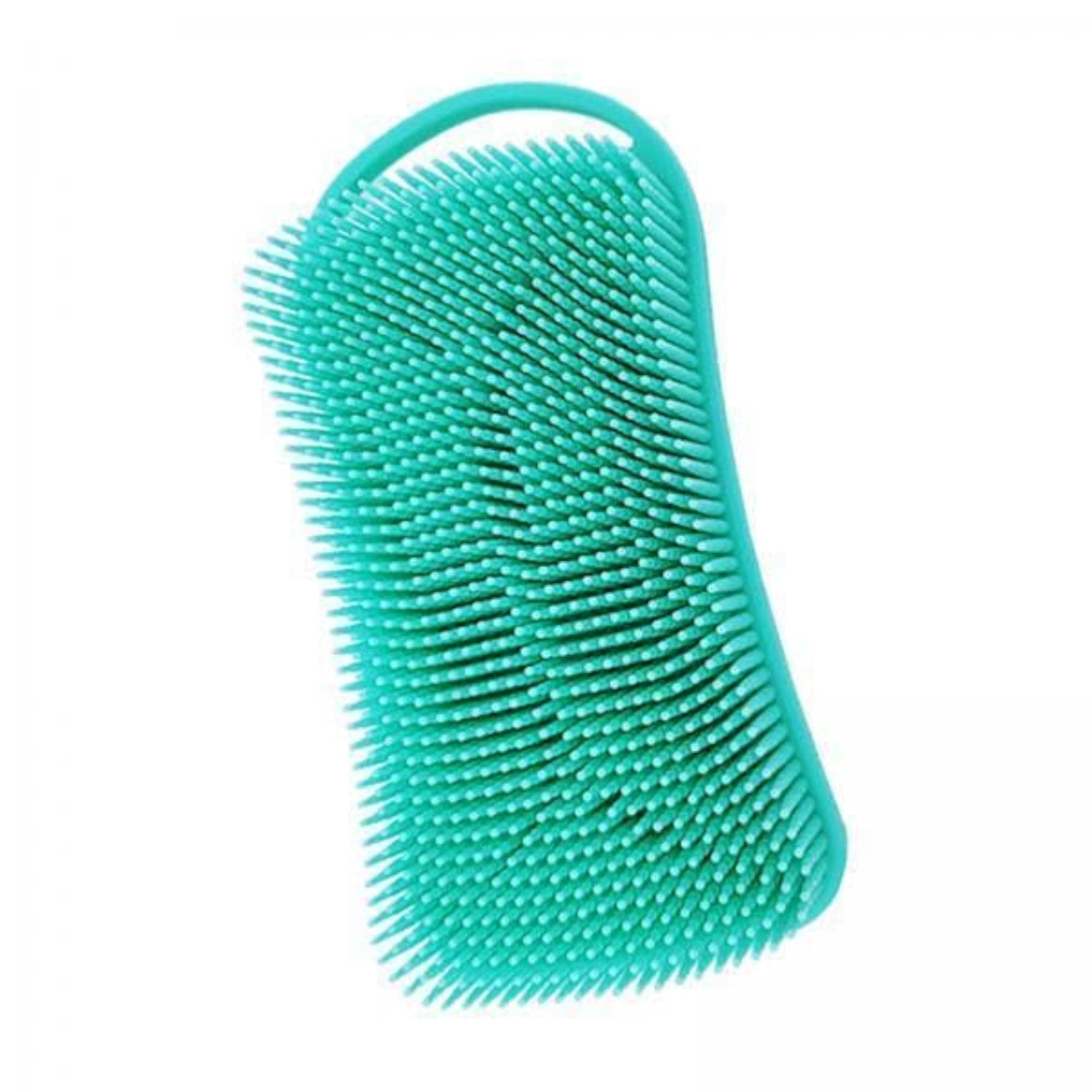 Gentle Exfoliating Silicone Body Scrubber, Green