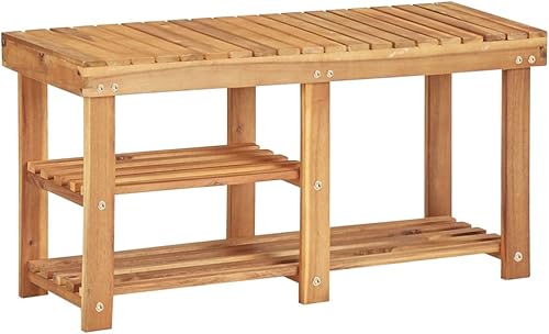 Zapatero, banco de entrada, perfecto para cubículo de zapatos, banco de baño, organizador de entrada, pasillo o sala de estar, zapatero de 35.4 x