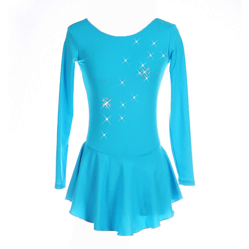 Girls's Ice Skating Dress 3 Colors Women Performance Dance Leotards for Competition
