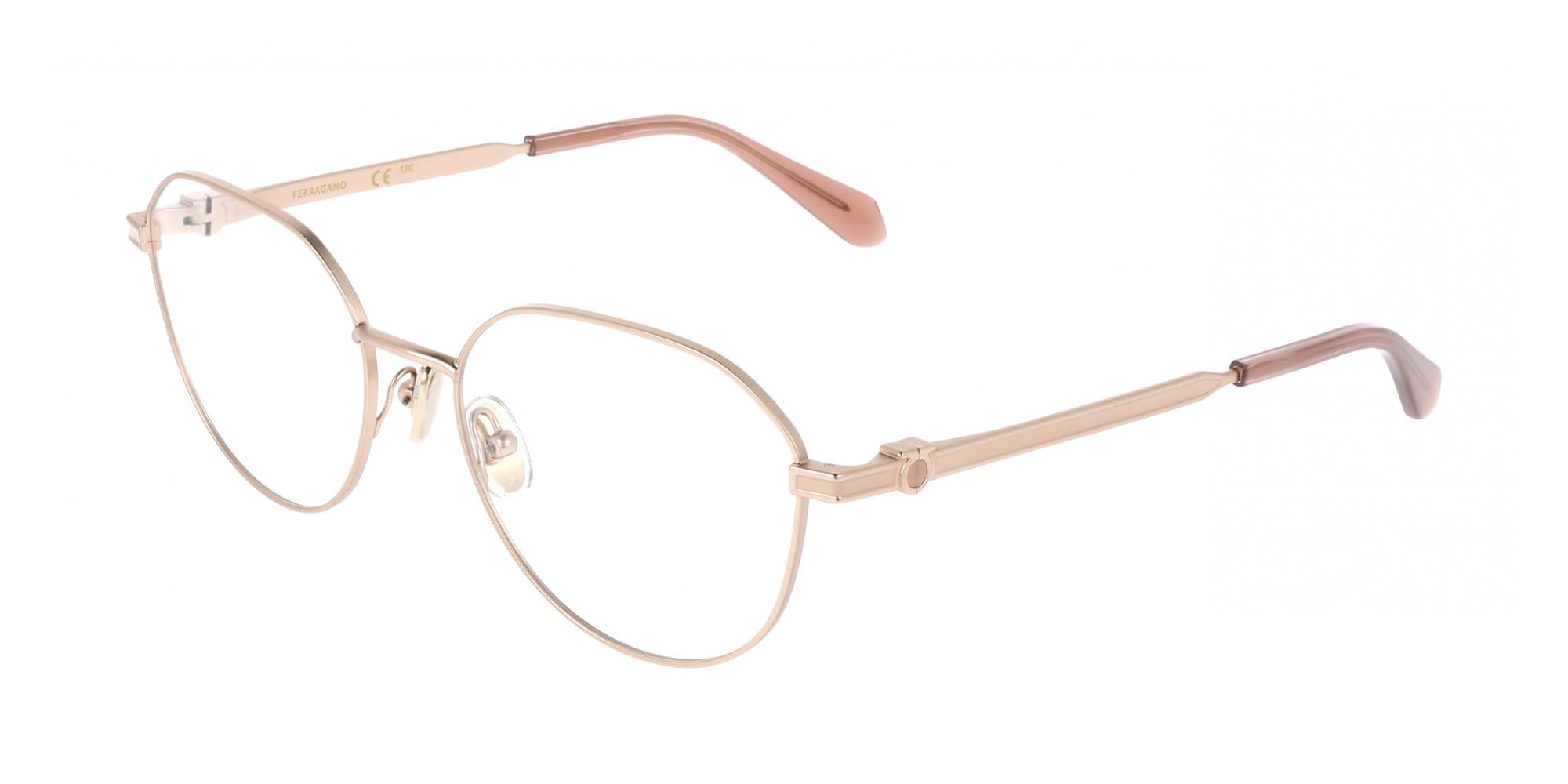 GAFAS FERRAGAMO SF2236 - C: MATTE ROSE GOLD Eye Size: 54 Bridge: 18 Cura della persona e salute