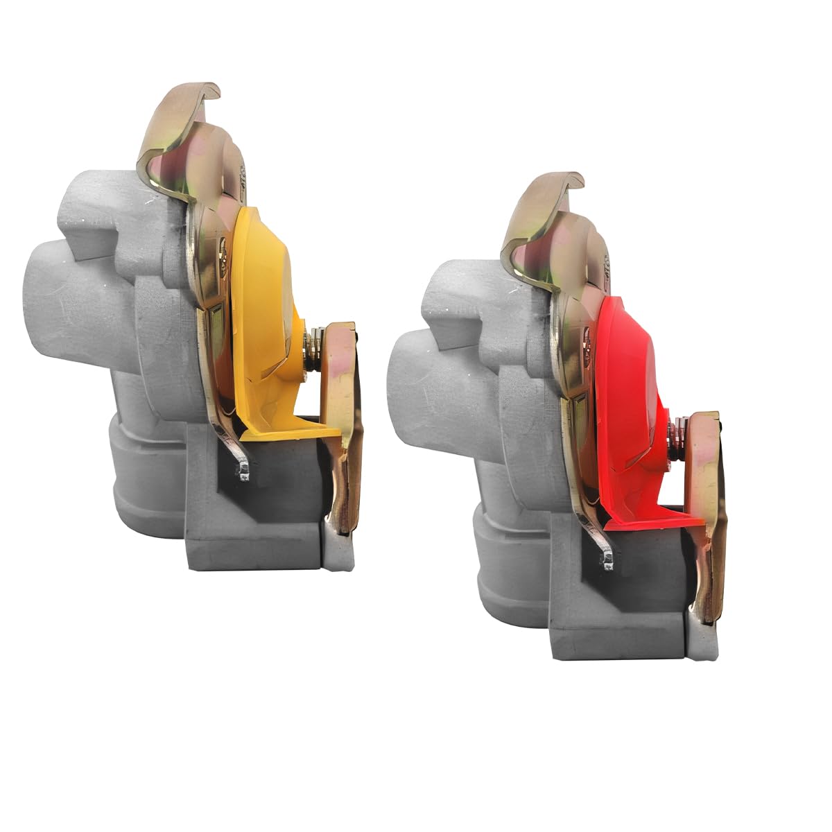 CGEAMDY Tête D'embrayage Professionnelle En Métal, Tête D'embrayage Améliorée Avec Accouplement Air Comprimé, NW7.2 Raccord Air Comprimé Pour Camion, Universel Accessoires Pour Camion, Tracteur