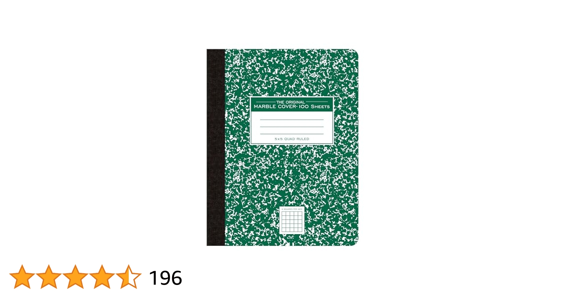 amazon-com-roaring-spring-composition-notebook-5x5-graph-ruled-100-sheets-15-white-paper-9-75-x7-75-hard-board-green-marble-covers-composition-notebooks-office-products for Free Printable Lined 9 75x7 5 Paper Amazon.com : Roaring Spring Composition Notebook, 5x5 Graph Ruled, 100 Sheets, 15# White Paper, 9.75