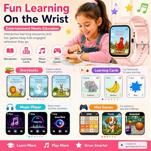 Image of Smart Watch for Kids (Pink)