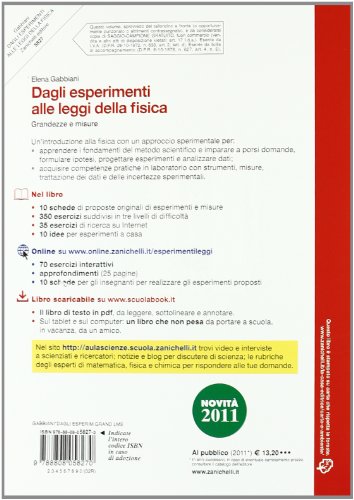 Dagli esperimenti alle leggi della fisica