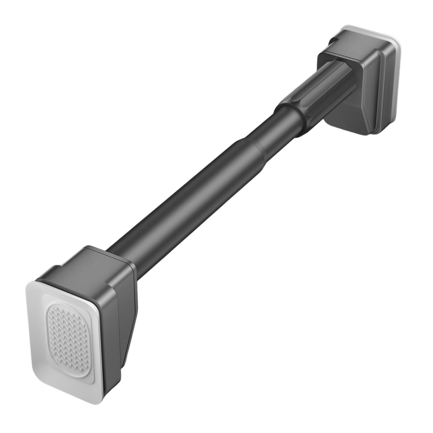 Tringles à rideaux réglables en métal de 400 cm, sans perçage, tension de tension de douche et de séparation de pièce, antidérapantes, extensibles, gris, 210 300 cm, installation facile