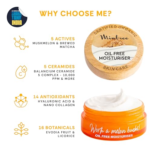Image of Mintree SPF 30 PA+++ Hydrating Face Moisturizer for Women & Men with Ceramide & Vitamin C