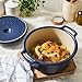 Emile Henry Made in France SUBLIME Ceramic 4 qt. Round Dutch Oven, Indigo