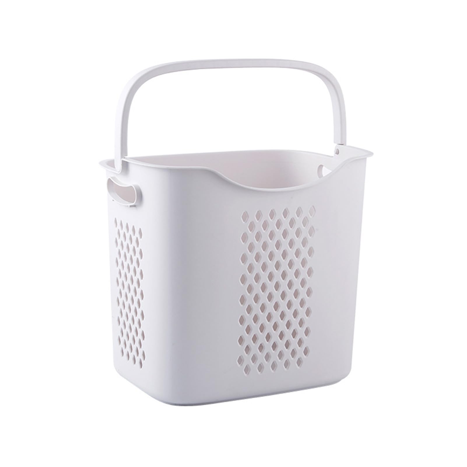 Household Organising Shelf, Bathroom Dirty Clothes Basket, Multi-Function Laundry Basket, Plastic Mobile Storage Basket