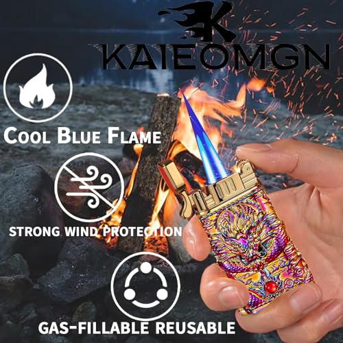 Encendedor Vintage de Metal con Llama Ajustable y Resistente al Viento miniatura 7