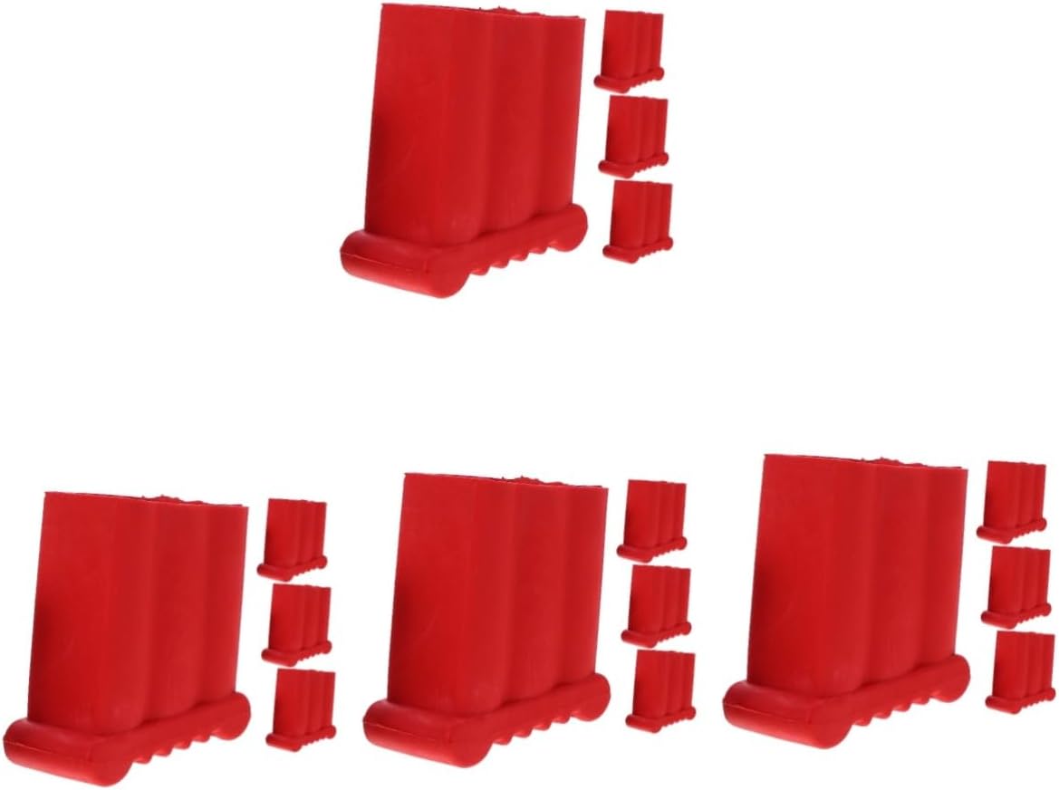 Cabilock 16pcs Ladder Rubber Protector Ladder Foot Pad Replacement for Enhanced Safety