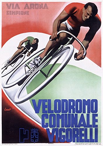 Velodrome Comunale Vigorelli Vintage Poster