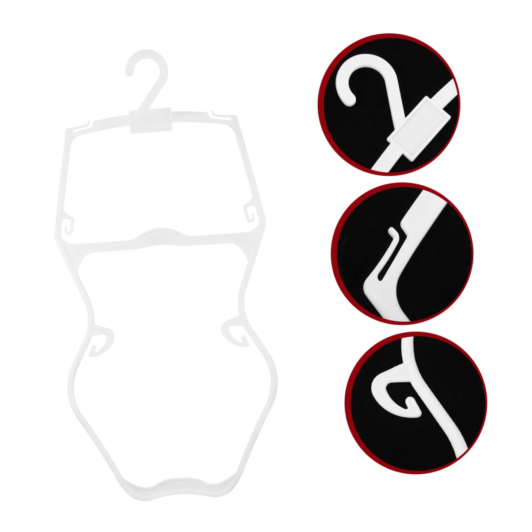 Perchas Ideales para Fiesta Verano Ahorro de Espacio Rebabas Pequeñas de Plástico Juego de 5piezas para Ropa de Ñiño y Recién Nacidos para Armario