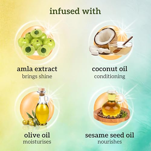 Image of inatur Amla Hair Mask | Ayurvedic Intense Repair for Damaged & Frizzy Hair | With Wheat Protein, Coconut Oil & Vitamin E | Deep Conditioning Treatment for Dry Hair | Sulfate & Sulfate Free | 200g