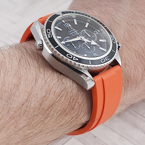 Image of StrapHabit Quick Release Rubber Watch Strap Band FKM 20mm 22mm 24mm
