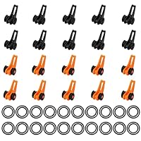 Butyeak Kunststoff Angelrute Hakenhalter, Hakenhalter, Köderhalter, Rutenhalter, Fischköderhalter für Angelausrüstung, 20 Stück