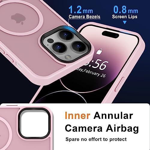 Image of MOCCA Magnetic Shockproof for iPhone 14 Pro Max Case,Pink