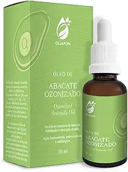 Óleo de Abacate Ozonizado 30ml OLIAPON - Hidratação Intensa, Recuperação e Renovação da Pele e Cabelos, Calmante Natural