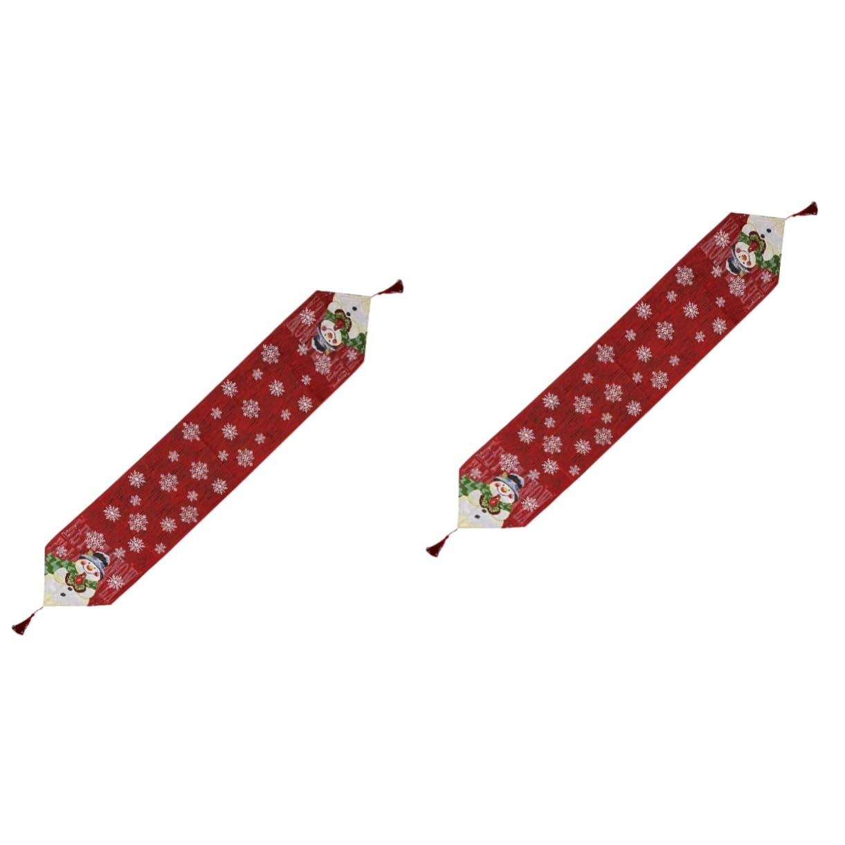 Chemin de table de Noël Cabilock lavable pour protéger et décorer votre table facilement - 8