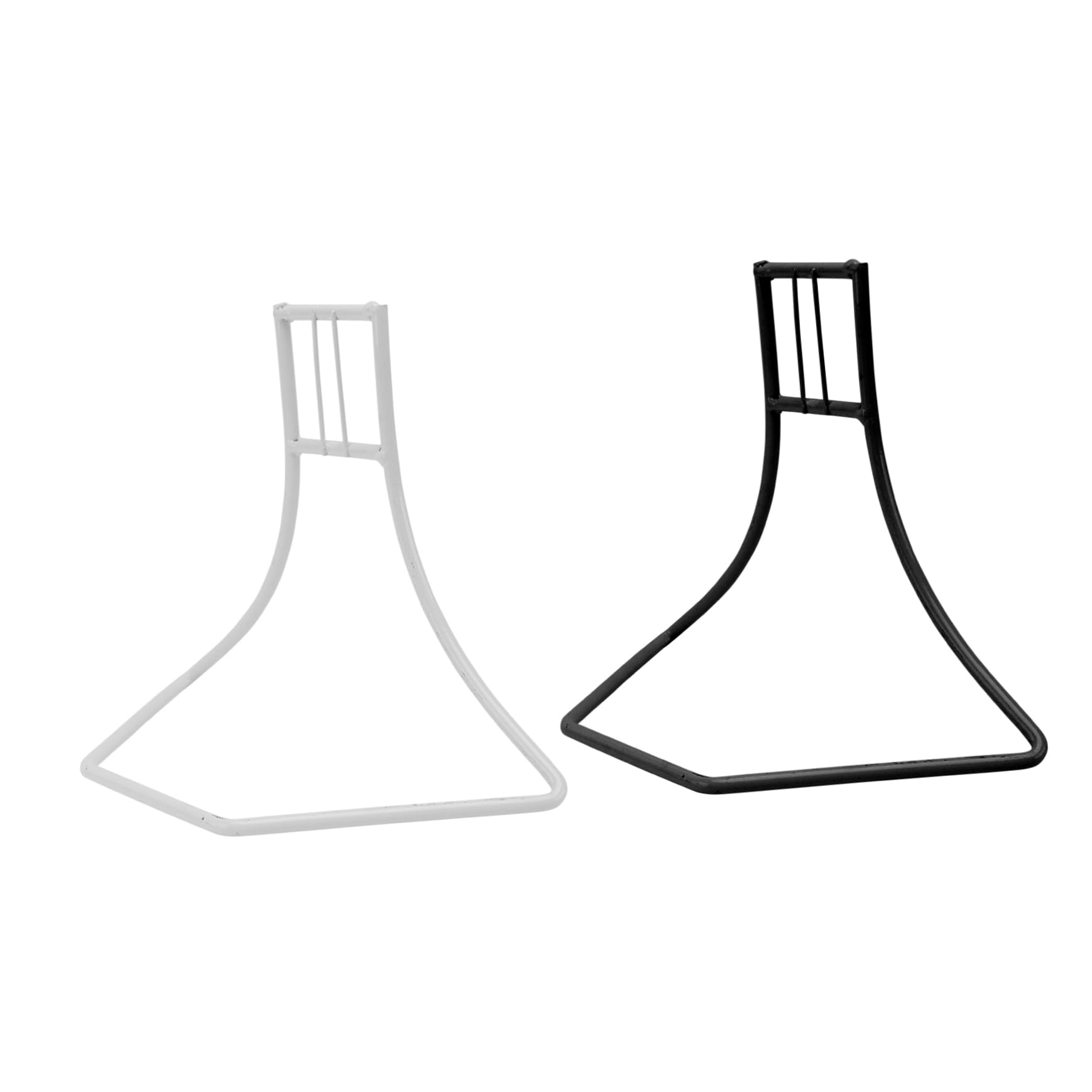 Happyyami 2Pcs Iron Pet Running Wheel Brackets Durable Support Racks for Hamsters Stable Design for Nocturnal Use Easy Installation for Small Pet Exercise Activities