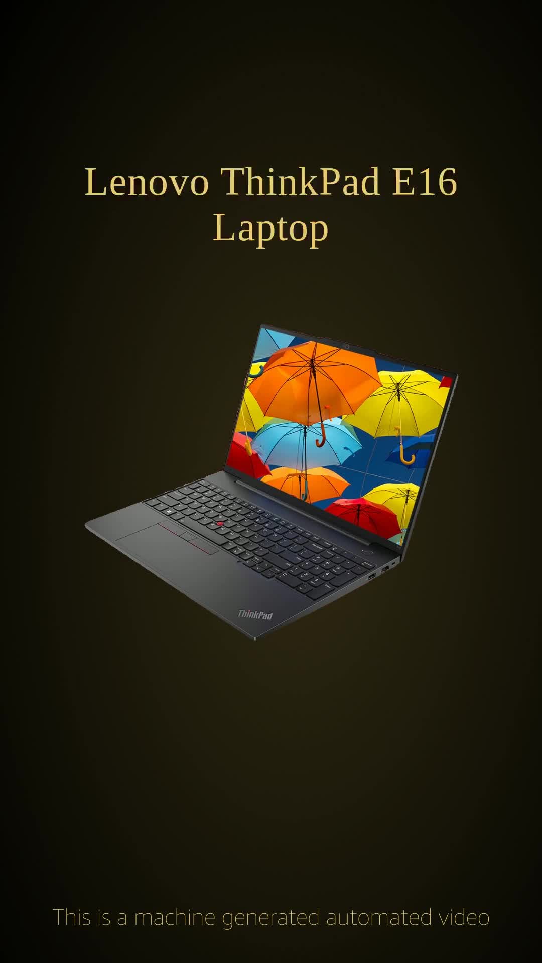 Lenovo ThinkPad E16 Intel Core i3 13th Gen 16 Lenovo ThinkPad E16 Intel Core i3 13th Gen 16