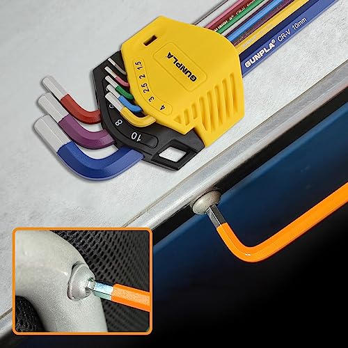 Gunpla Ball End Allen Hex Key Set Extra Long Arm 9-Piece, 1.5-10mm - Image 3
