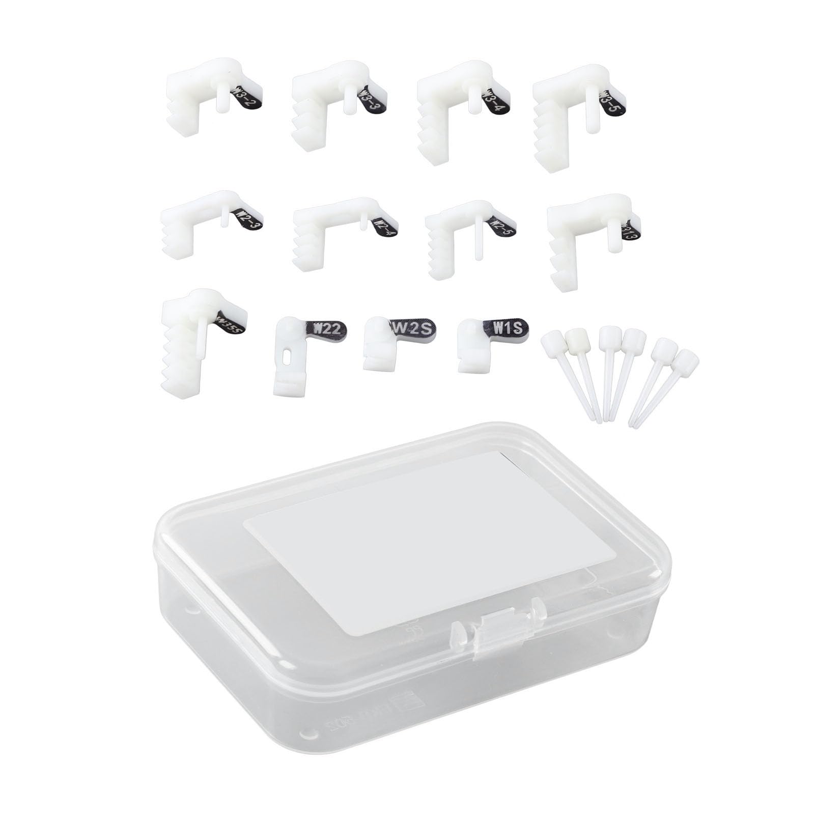 12 Pezzi Kit per Utensili per la Ricambio per la Ricambio del Disco Rigido ABS Premium per Il Recupero e la Riparazione dei Dati, con pettini a Testa Magnetica e Chiodi fissi,
