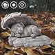 DiDiBirDi Hund Engel Haustier Denkmal Grab Marker Tribut Statue, Haustier Gedenksteine für Hund ngarten Ornament Stein mit Engelsflügeln,Hunde Urne Haustier Verlust Geschenke Garten Dekor im Freien
