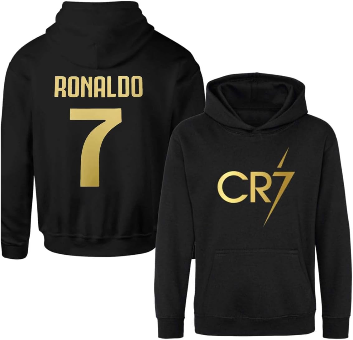 AZ Inspired CR7 Football FORZAJUVE Footballl Ronaldo support kids Unisex Hoodies