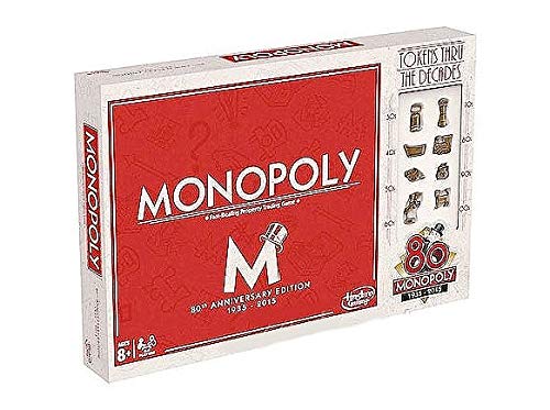 Preisvergleich Produktbild Hasbro Spiele B0622 - Monopoly 80 Jahre, russische Ausgabe