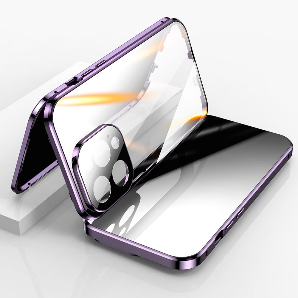 TIESZEN MagSafe Hülle Für IPhone 15 Pro – Inkl. 2 Displayschützern & Kameralinsenschutz, Klar