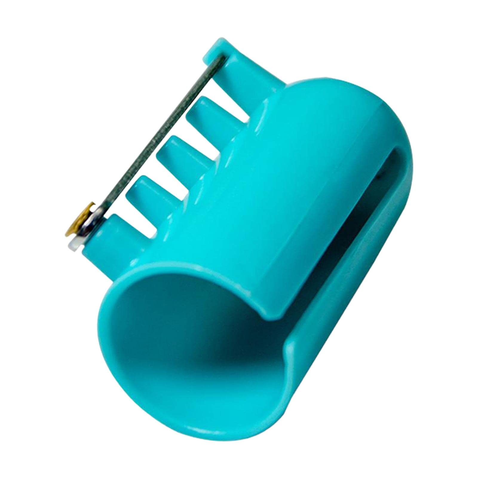 Esquirla 1 Piece Plastic Yarn Guide Finger Holder Knitting Thimble for DIY Crocheting Knitting Crafts, Sky Blue