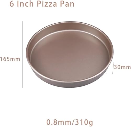 Miniatura 2 de 1PCS Non-Stick Steel Pizza Pan Tray Cake Bread Baking Ware Mould Mold Tin Shape Tool Dishes for Bakeware and Pastry Utensils(6 inch)