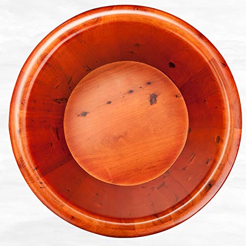 Baño de pies de madera de cedro para masaje y pedicura miniatura 4