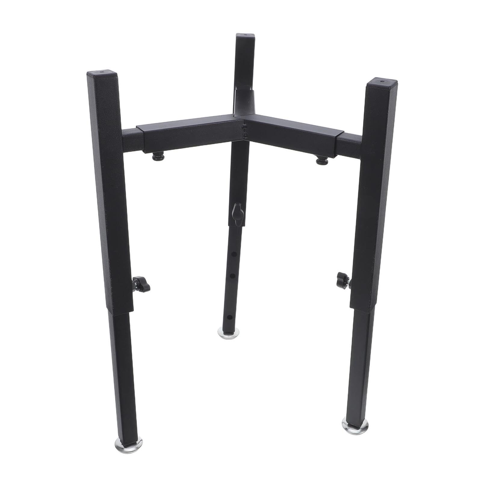 ifundom Soporte para Cuencos de Perros Ajustable 23-38 Cm, Soporte Elevado Metálico Negro para Cuencos de Comida y Agua de 18-28 Cm, Estación de Alimentación Antideslizante para Mascotas