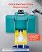VEVOR Portable Eye Wash Station 8 Gal, OSHA-Approved Eyewash Station Wall-Mounted/On Flat Surface, Emergency Eye Wash Unit with 2 Sprays, First Aid Eyewash Units for Schools, Labs, Factories, Green