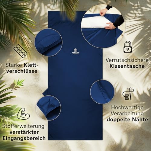Armadic® Hüttenschlafsack aus Mikrofaser (nur 230g) - Ultraleicht und klein – Ansicht 4