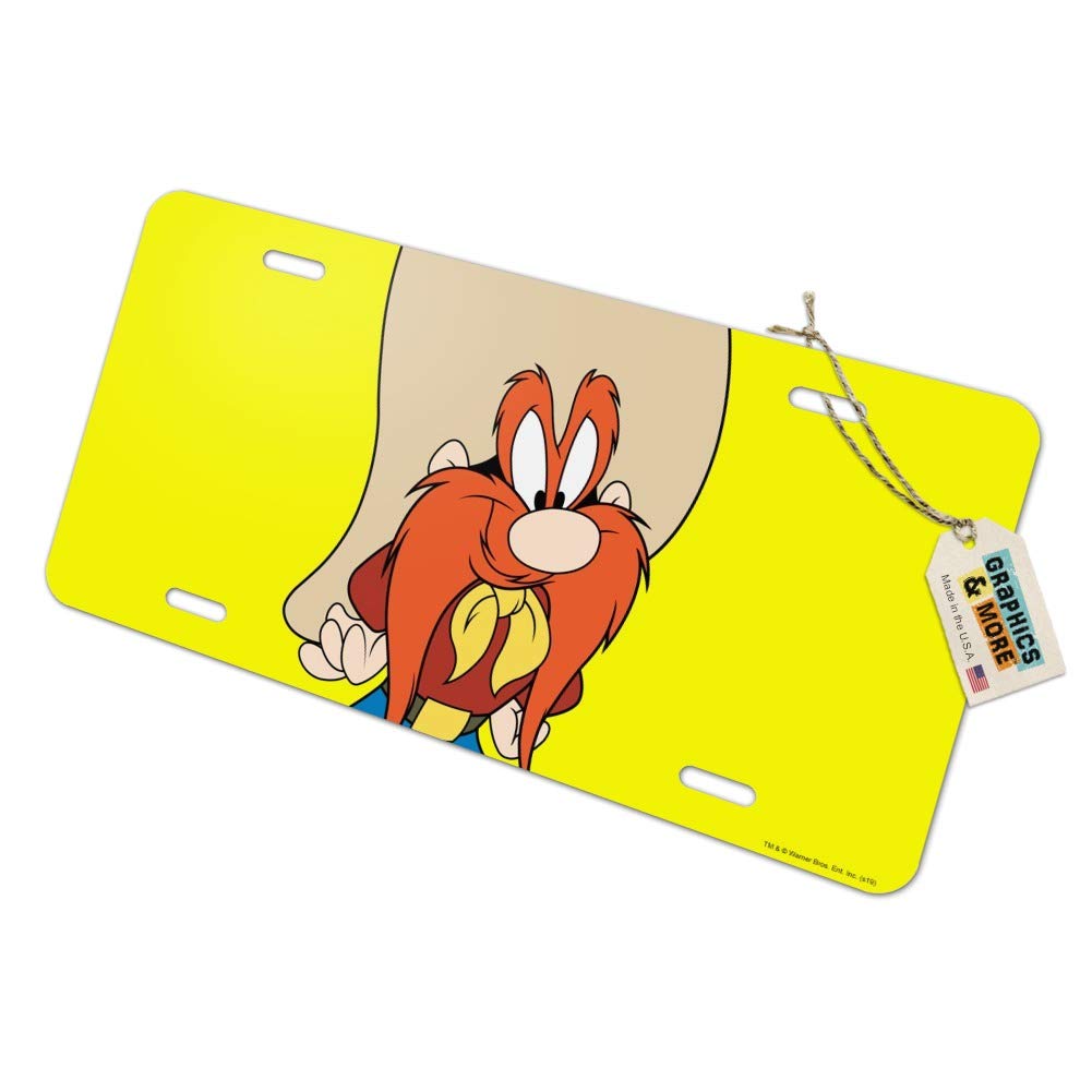 GRAPHICS & MORE Looney Tunes Yosemite Sam Novelty Metal Vanity Tag License Plate